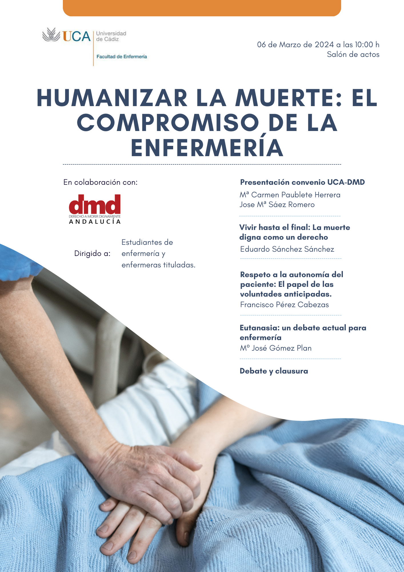 Jornada Humanizar la muerte: El compromiso de la Enfermería