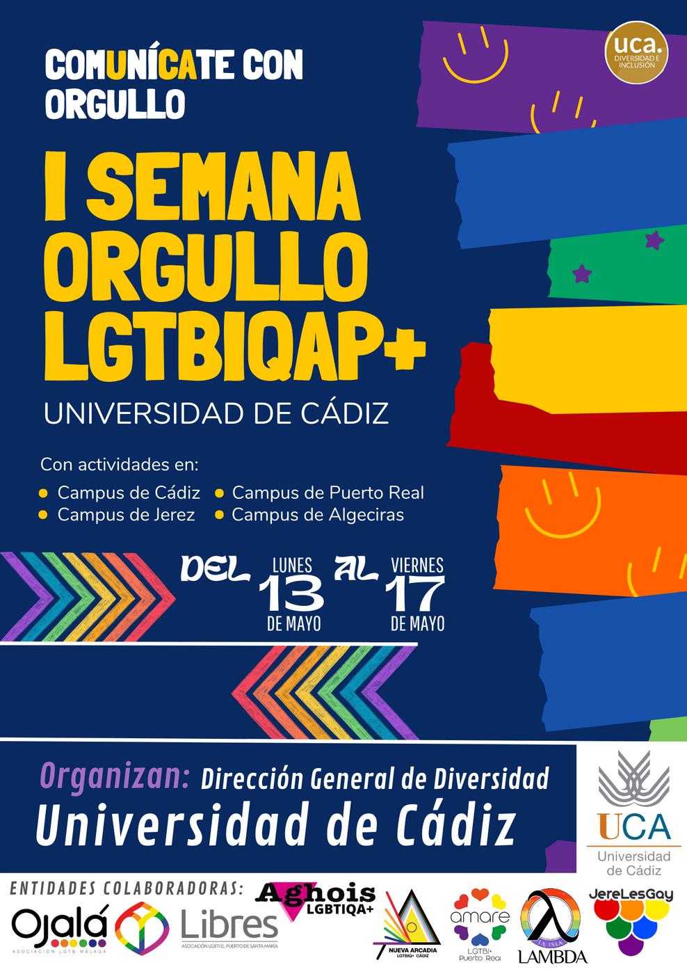 I Semana del Orgullo LGTBIQAP+ de la UCA