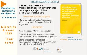 Próxima presentación del libro “Cálculo de dosis de medicamentos en enfermería: conceptos y...