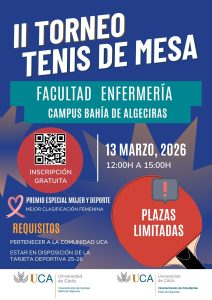 Torneo de Tenis de Mesa en la Facultad de Enfermería