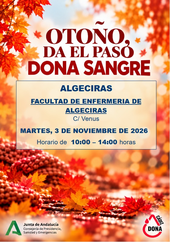 Campaña de donación de sangre en la Facultad de Enfermería (martes 3 de noviembre)